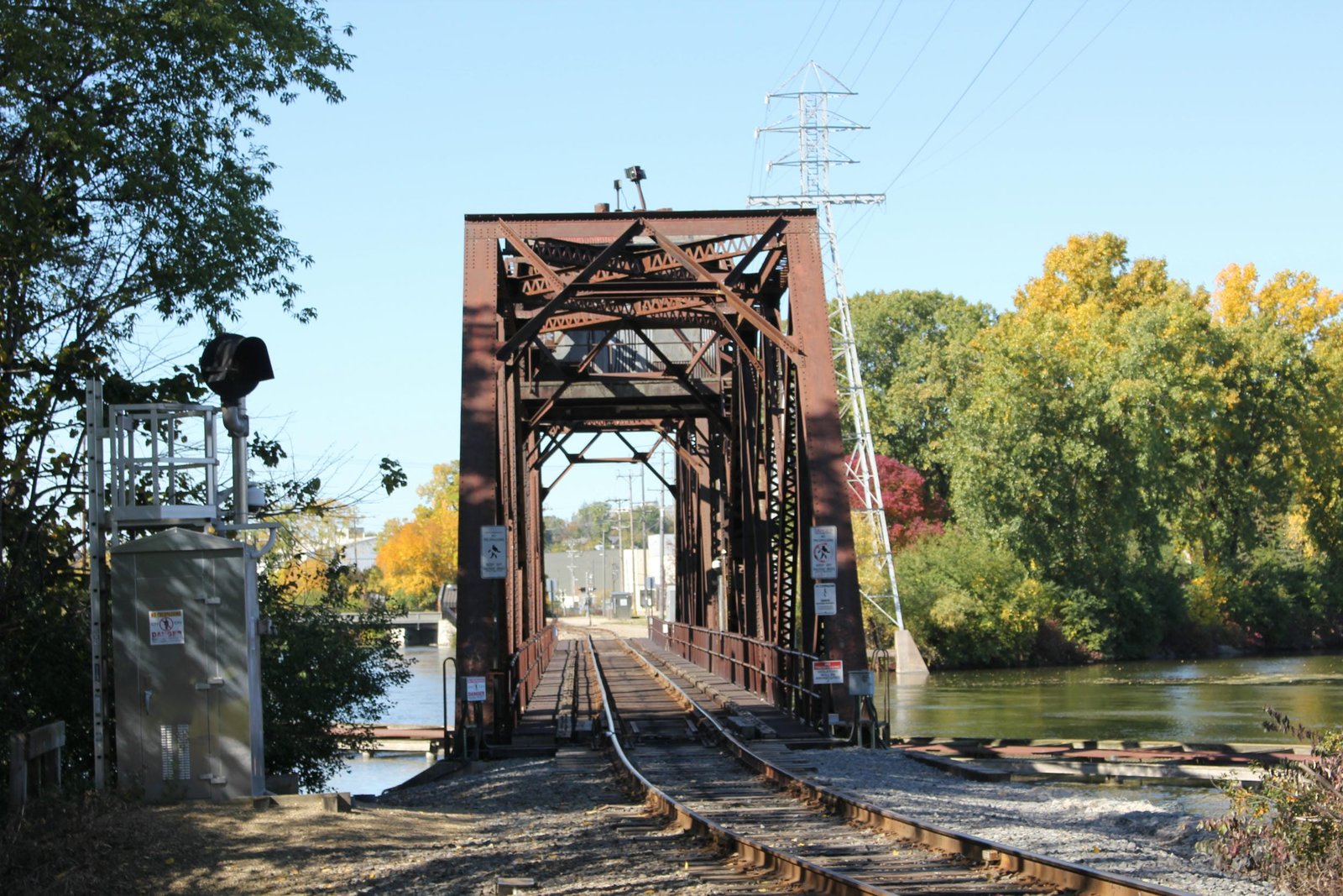 Looking west